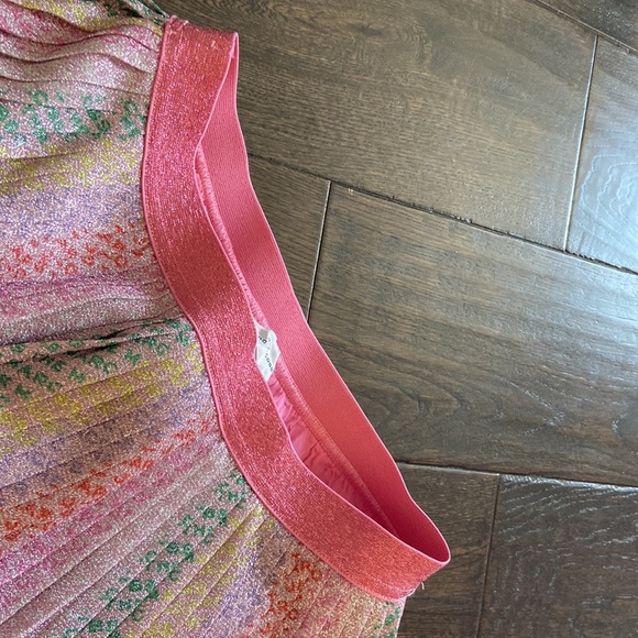 The Marc jacobs metallic pleated skirt rainbow logo print 12Y/156 - Picture 8 of 9